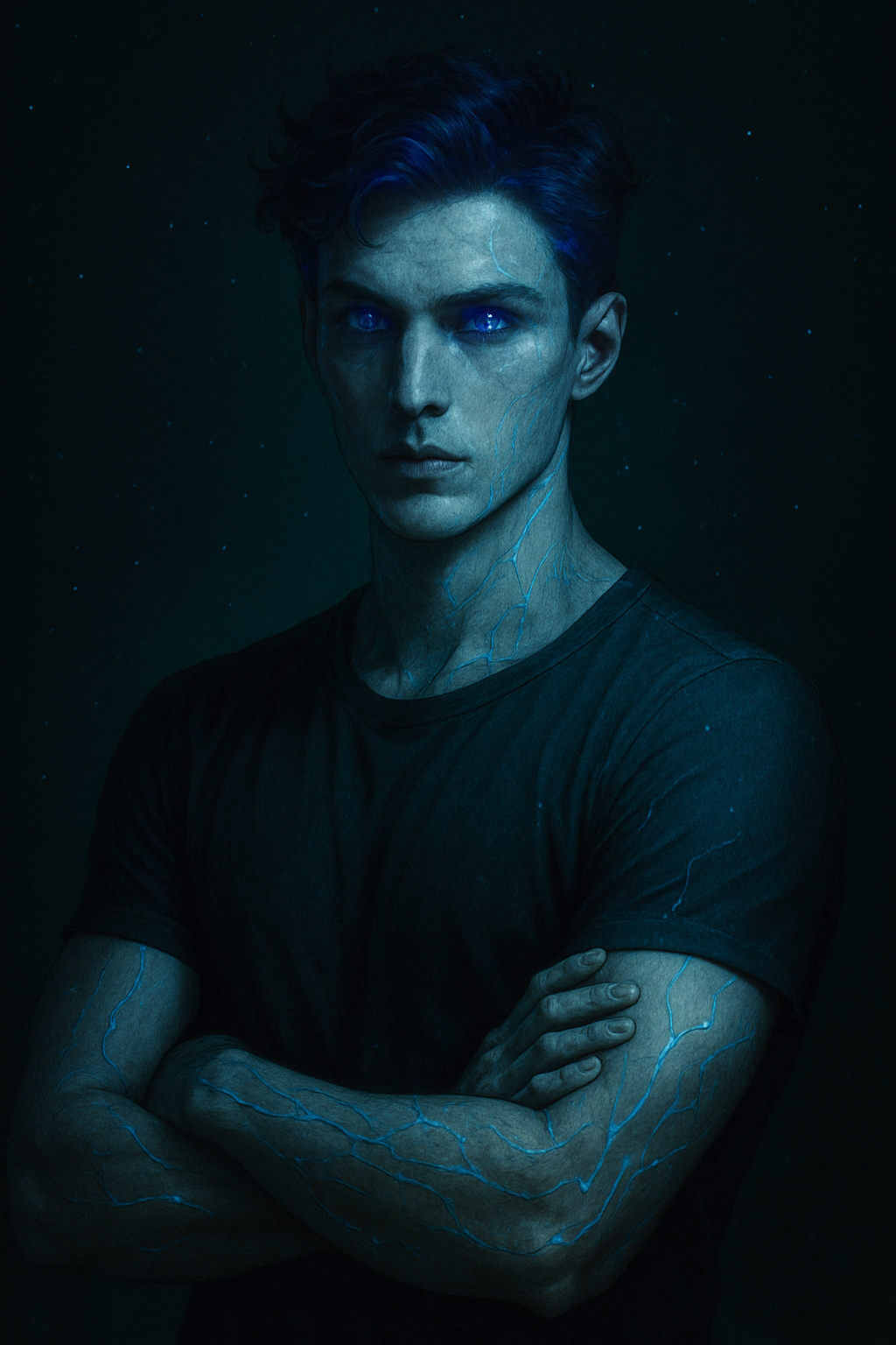 In Syntax Lights portrait